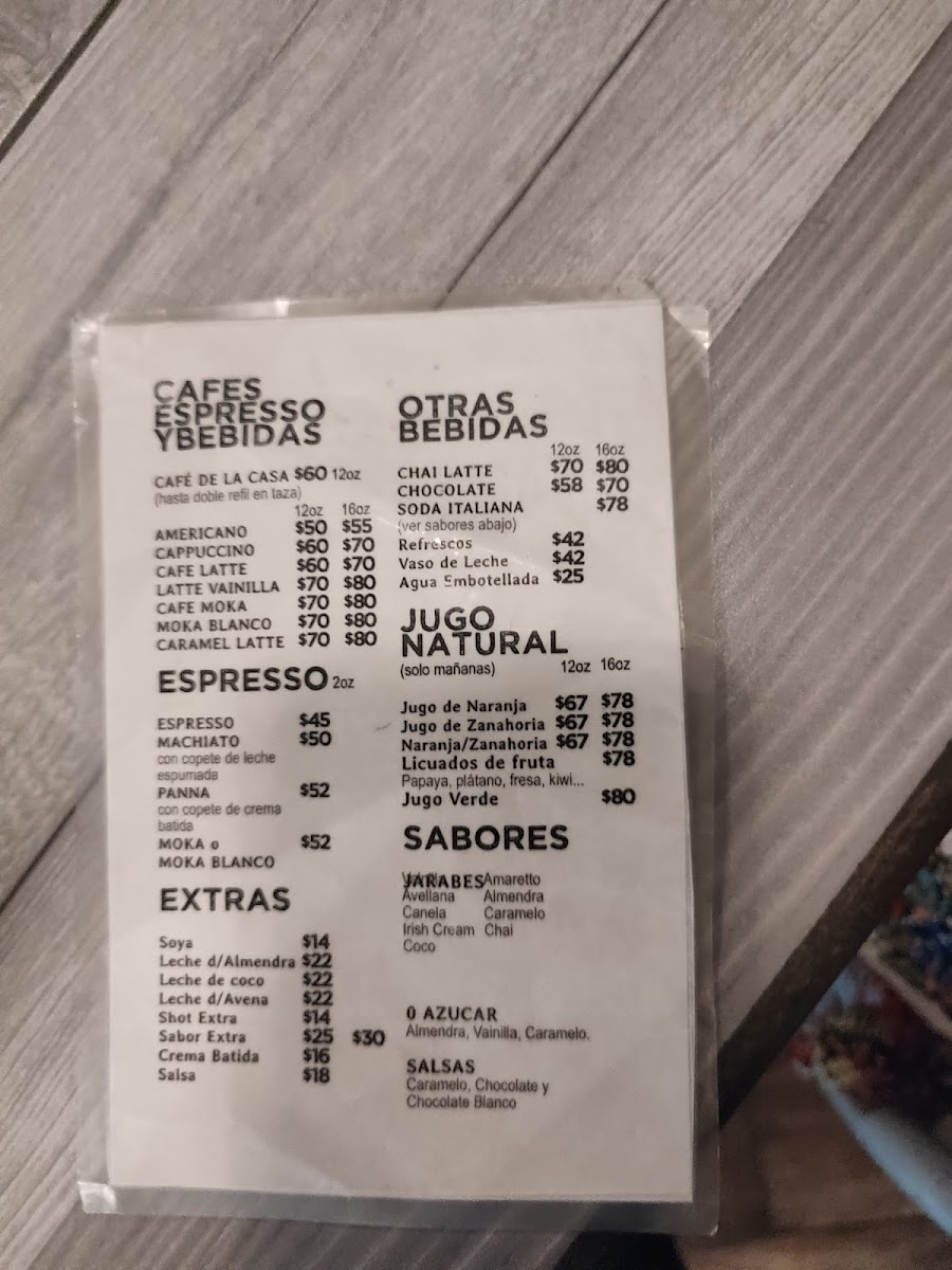 Caffe Allegro Menu - Image 4